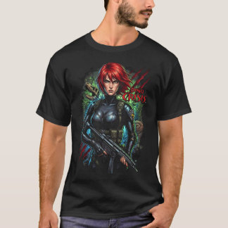 Regina Dino Crisis Ö Dinosaurier Överlevnads Portr T Shirt