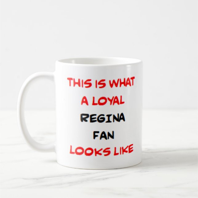regina fan, loyal kaffemugg (Vänster)