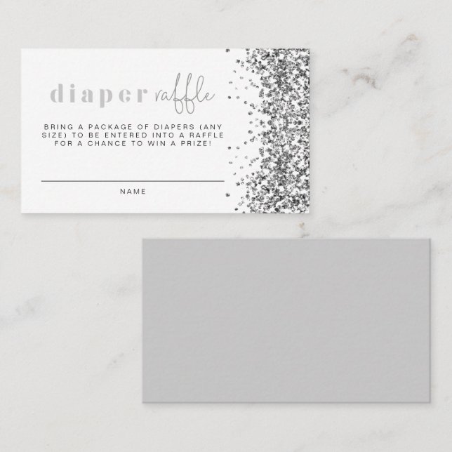 RegINA-Glitter-sekvensskåp, blöjkort Placeringskort (Fram/baksida)