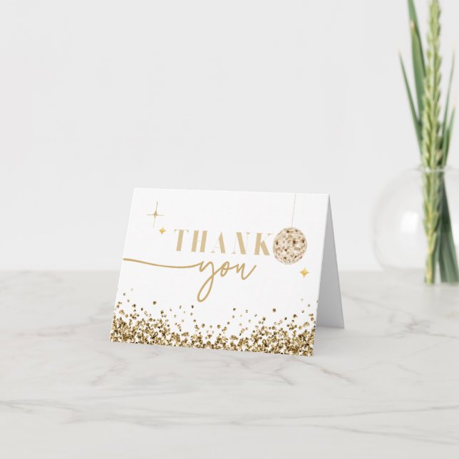 REGINA Gula Glitter Tacks Disco Tack så mycket (Framsida)