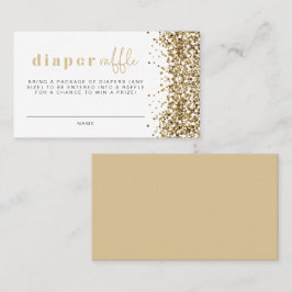 RegINA Guld Sequins Gult Raffle Card Placeringskort