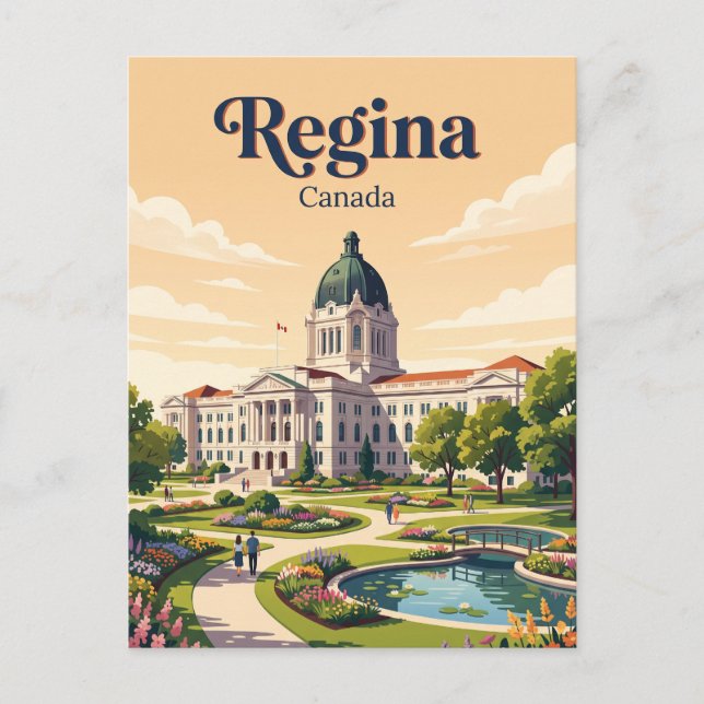 Regina, Kanada Vykort (Framsida)