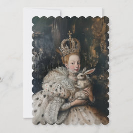 Regina - Platt inbjudan storlek: 12,7 cm x 17,8 cm