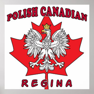 Regina Polska Canadian Löv Poster