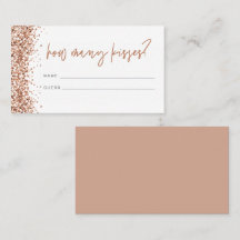 REGINA Ro Guld Hur många kisses Showcard