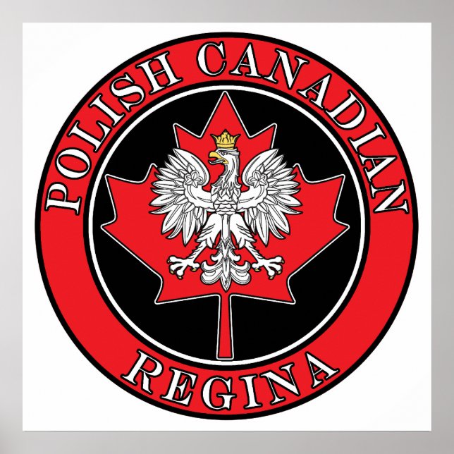 Regina Round polska Canadian Löv Poster (Framsidan)