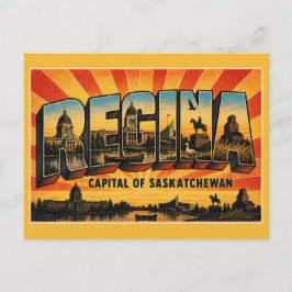 Regina Saskatchewan Huvudstad Vykort