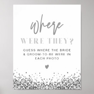 REGINA Silver Sequins Disco var de skrev under Poster