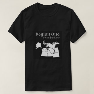 Region 1-skjortan - svart logotyp t shirt