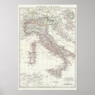 Region av den Rome italien Poster