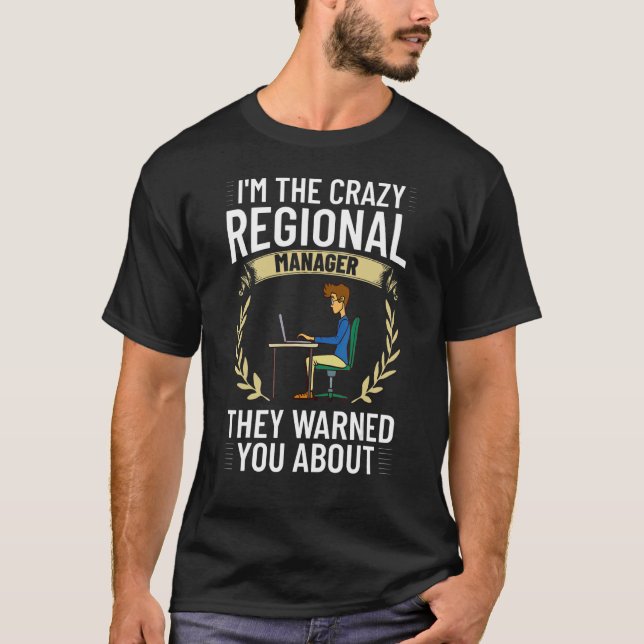 Regionalchefsassistent till ledningen t shirt (Framsida)