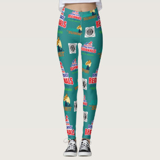 Regionallagar med AKC-logotyp - Teal Leggings