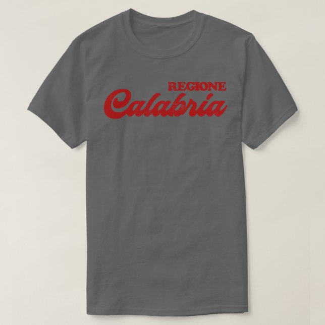 Regione Calabria T Shirt (Design framsida)