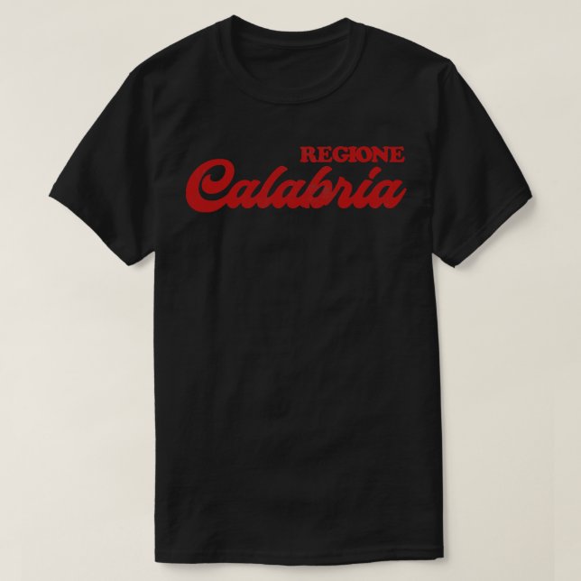 Regione Calabria T Shirt (Design framsida)