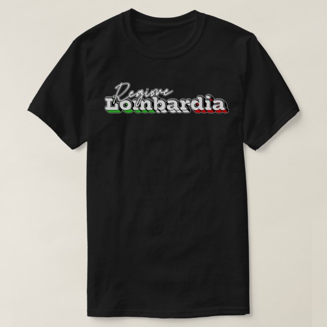 Regione Lombardia Retro Design T Shirt (Design framsida)