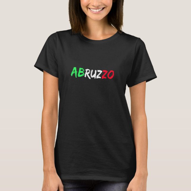 Regionen Abruzzerna i Italien T Shirt (Framsida)