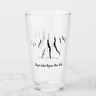 Regionen finger Sjöar, NY Beverage Glass Glaskopp