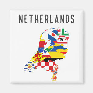 Regionen flagga symb i land i karta magnet