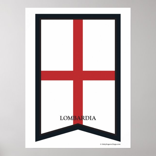 Regionen Lombardiet-italien Poster (Framsidan)