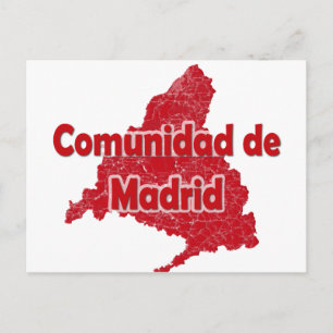 Regionen Madrid Vykort
