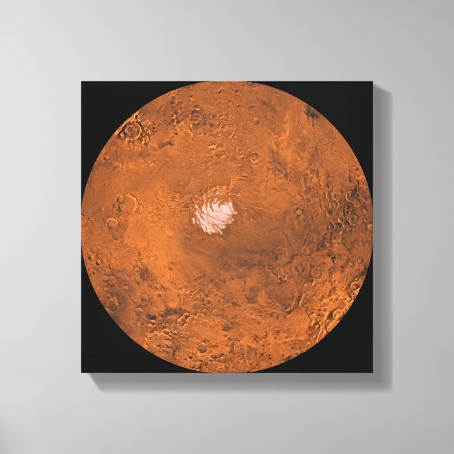 Regionen Mars, Mare Australe Canvastryck (Framsida)