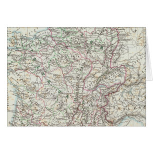 Regionen Paris Frankrike Hälsningskort