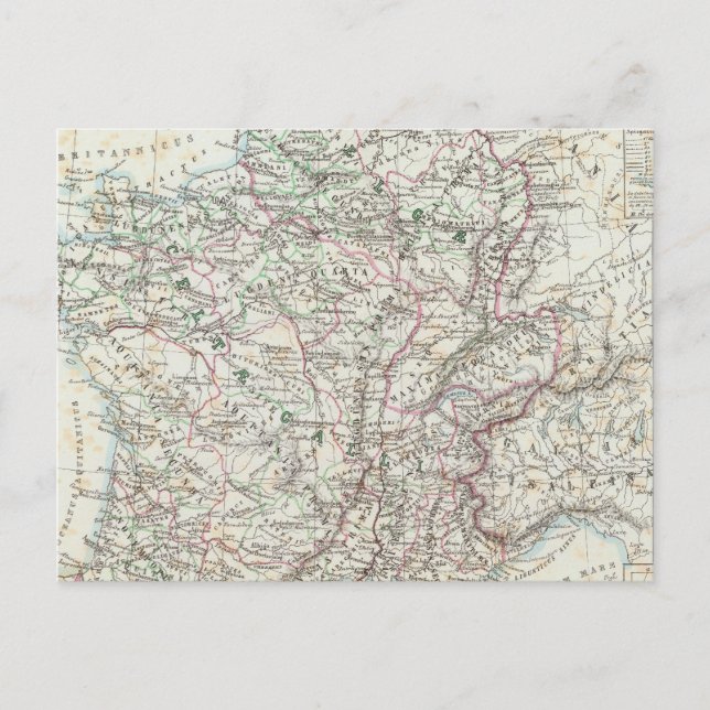Regionen Paris Frankrike Vykort (Framsida)