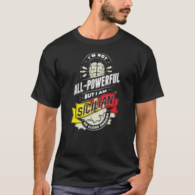Regionen Siciliens Pride och staten T Shirt (Framsida)