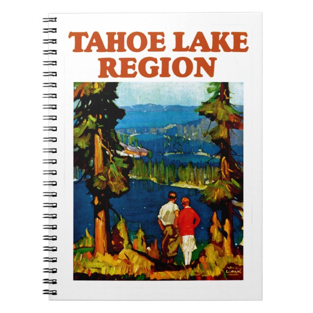 Regionen Tahoe Sjö Anteckningsbok (Framsidan)