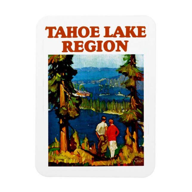 Regionen Tahoe Sjö Magnet (Vertikal)