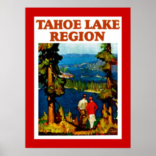 Regionen Tahoe Sjö Poster