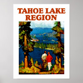 Regionen Tahoe Sjö Poster