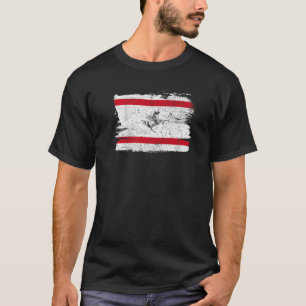 Regionen Toskana Flagga Italienska Vintagen Floren T Shirt