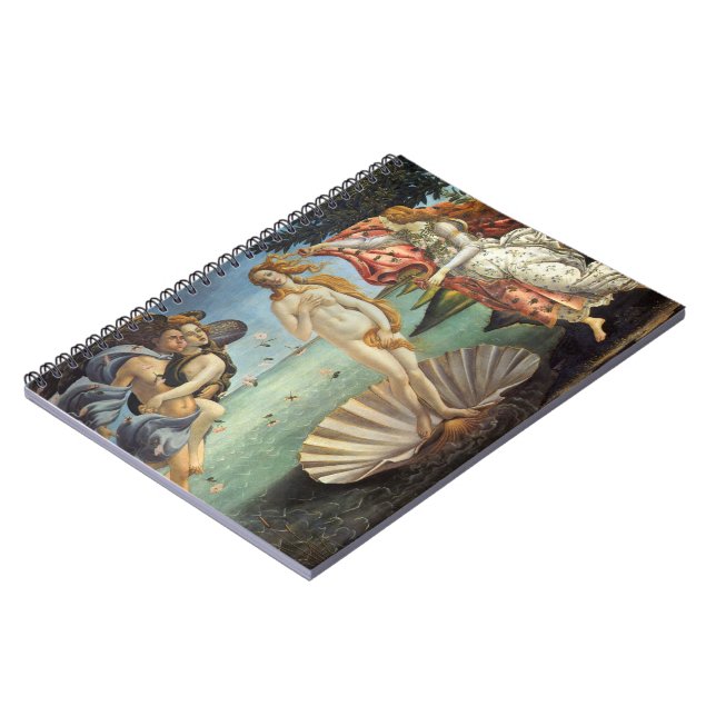 Regionens födelse av Sandro Botticelli Anteckningsbok Med Spiral (Vänstra Sidan)