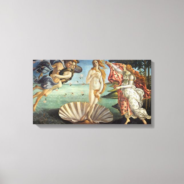 Regionens födelse av Sandro Botticelli Canvastryck (Framsida)