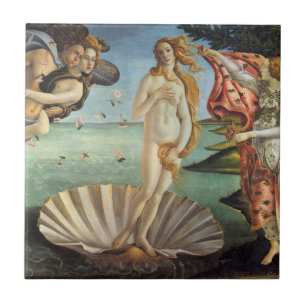 Regionens födelse av Sandro Botticelli Kakelplatta
