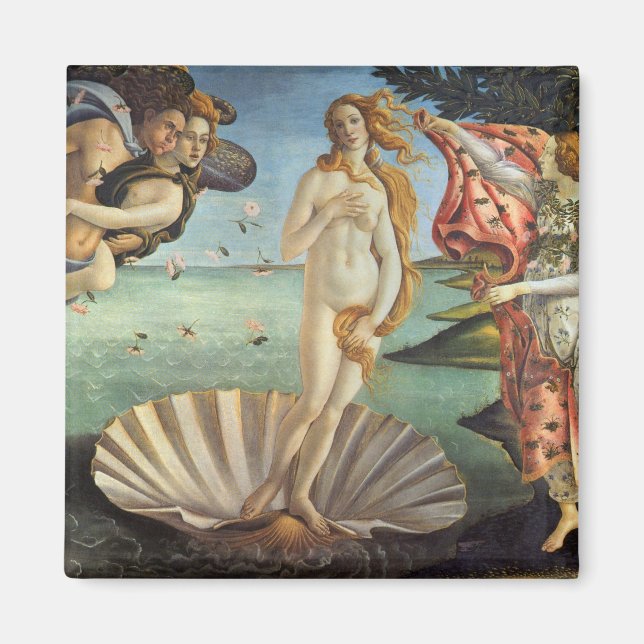 Regionens födelse av Sandro Botticelli Magnet (Framsidan)