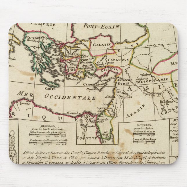 Regioner, ställe i det nya testamentet musmatta (Framsidan)