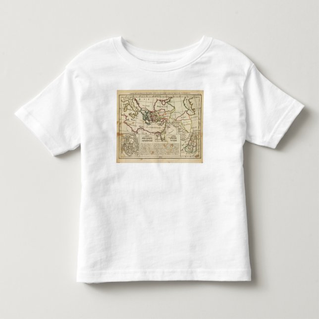 Regioner ställen i den nya testamentet t shirt (Framsida)
