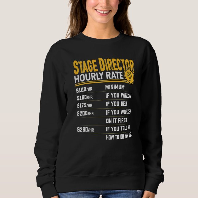 Regissör timpris  iscenesättare t shirt (Framsida)