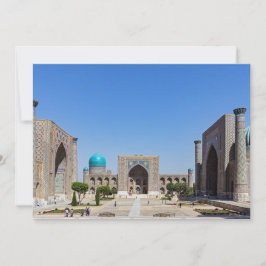 Registan square - Samarkand, Uzbekistan, Asien Inbjudningar