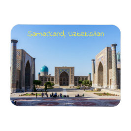 Registan square - Samarkand, Uzbekistan, Asien Magnet