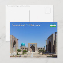 Registan torget - Samarkand, Uzbekistan, Asien