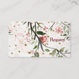 Register för japanska Cherry Blommars Flowers Tilläggskort