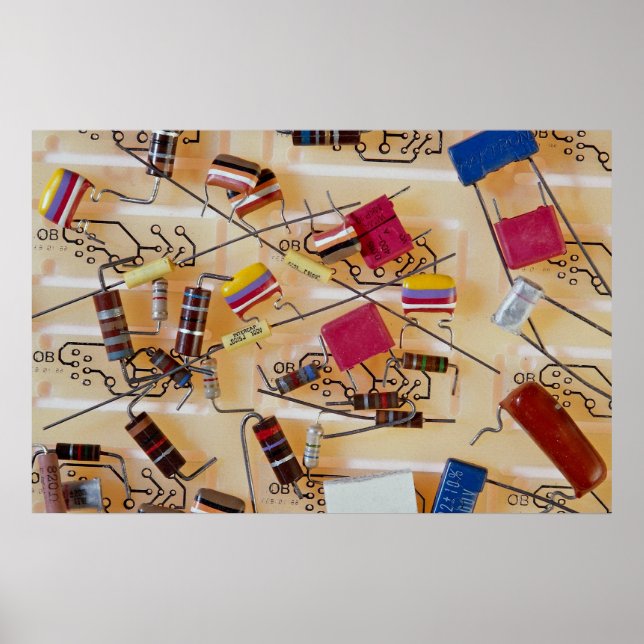 Register och kondensatorer poster (Framsidan)