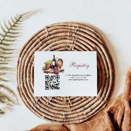Register över Charcuterie Board Vin möhippa Tilläggskort