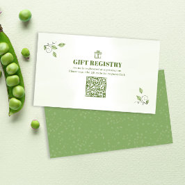Register över gåvor för grönt babystölder tilläggskort