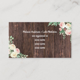 register över presentkort för Möhippa för Blommig Tilläggskort