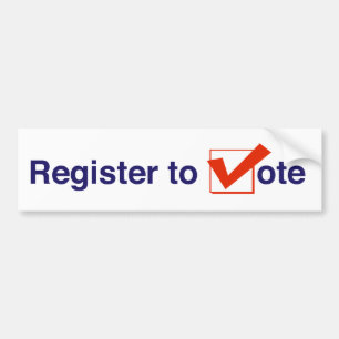 Register till omröstning 2024 bildekal