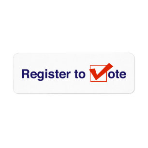Register till omröstning 2024 returadress etikett